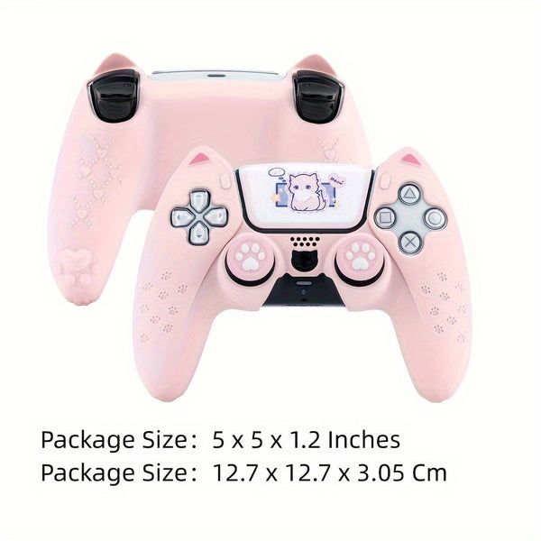 Cat Paw For PS5 Controller Skin Anti-Slip Silicone Skin Protective