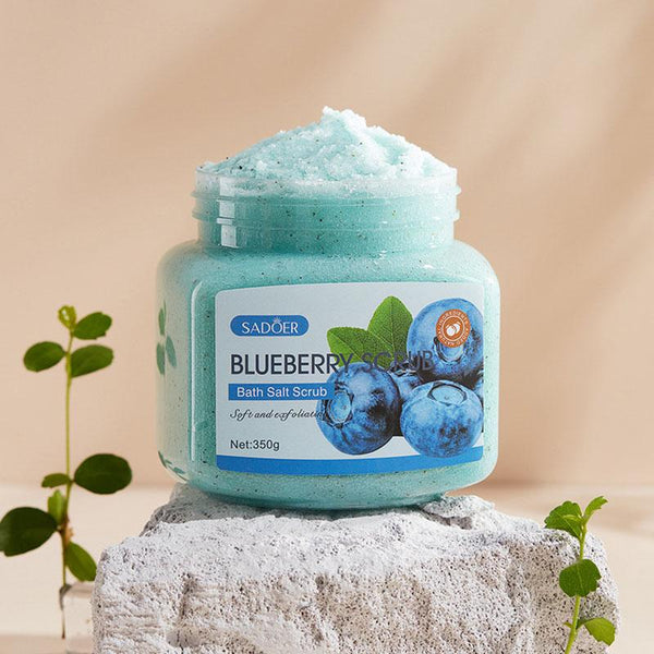 Fruit Bath Salt Scrub Cream Exfoliating Body Care Plant Extract Essence Moisturizing Increase Gloss Smooth And Complexion Deeply Clean Old And Dead Skin Hydrate And Smooth Skin