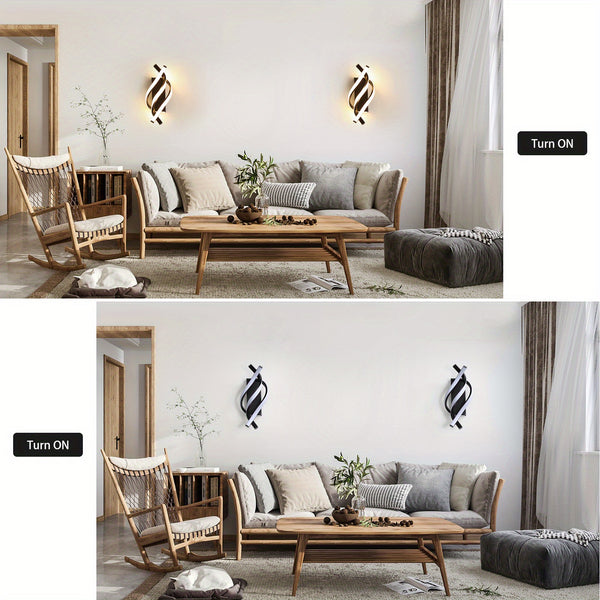 Indoor Wall Lamp, Modern LED Wall Lamp, Arc Design.