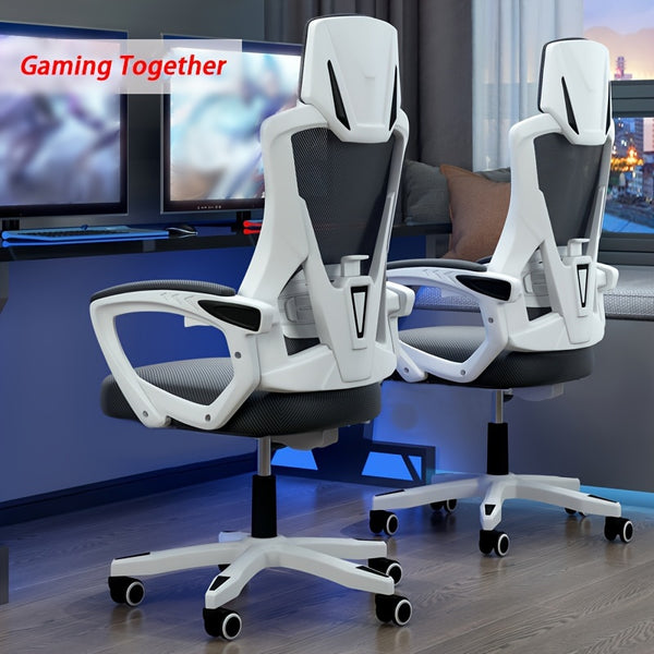Computer Chair, Multi-purpose Height Adjustable Gaming Chair With 360°-Swivel Seat And 145° Lie Down, Suitable For Home, Office And Gaming