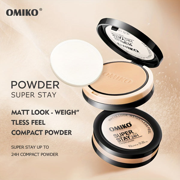 Flawless Matte Powder Foundation - HD Finish, Skin-Caring, Acne Safe Foundation Powder For All Skin Types. 100% Natural With Physical SPF, Crease-Free & Non-Caking Finish, Natural Color