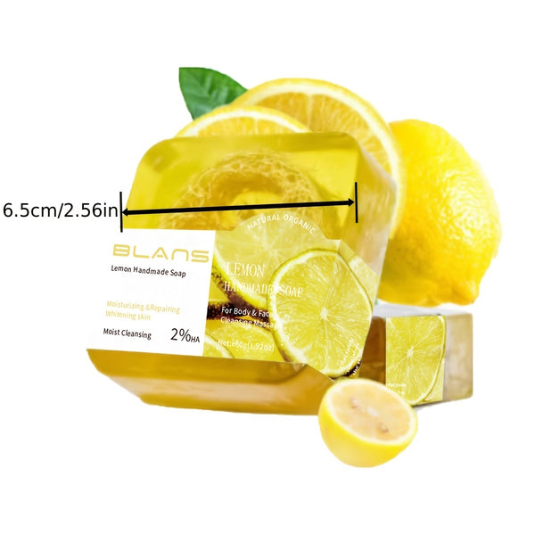 New Arrival Lemon Loofah Soap 100g Handmade Essential Oil Soap With Loofah Moisturizing And caring Skin Lighten And Even Skin Tone !