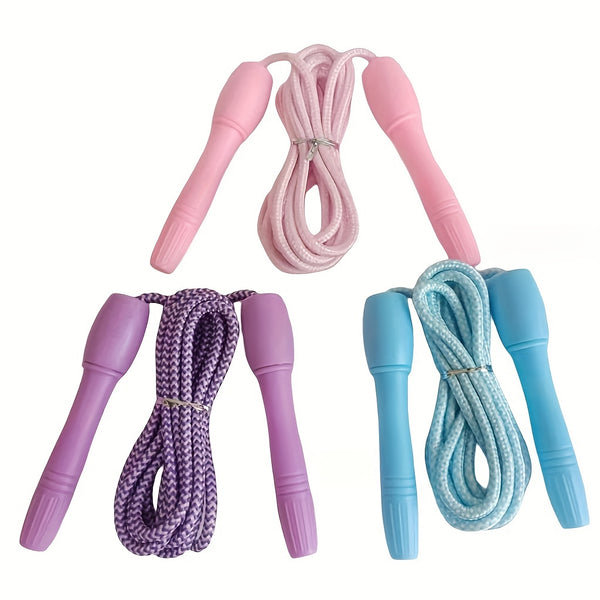 Cotton Jump Rope, Adjustable Skipping Rope, Suitable For Fitness, Workout, Exercise And Weight Loss