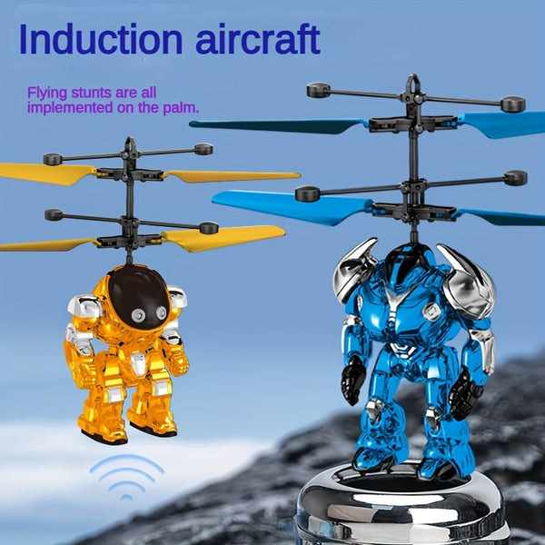 Intelligent Sensing Aircraft, Warrior Induction Flying Robot With Light, Suspension Gesture Sensing Flying Ball
