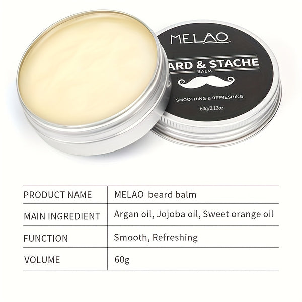 Grow and Style Your Beard with Our Unscented Beeswax Balm - Perfect for Sensitive Skin!