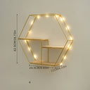  Extra Large Hexagon - Gold [excluding Lanterns]