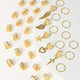  35 Pieces Of Golden Sun Mixed Set Ladies And Girls Dress Up Headwear Hair Accessories