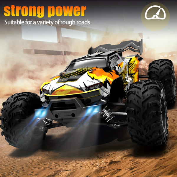 Q117/D-2.4G Full Scale RC High-speed Off-road Vehicle, 1:16 All Terrain 4WD Racing Car, Synchronous Remote Control System, Metal Two Floor, Front And Rear Arm Codes, Middle Drive Shaft