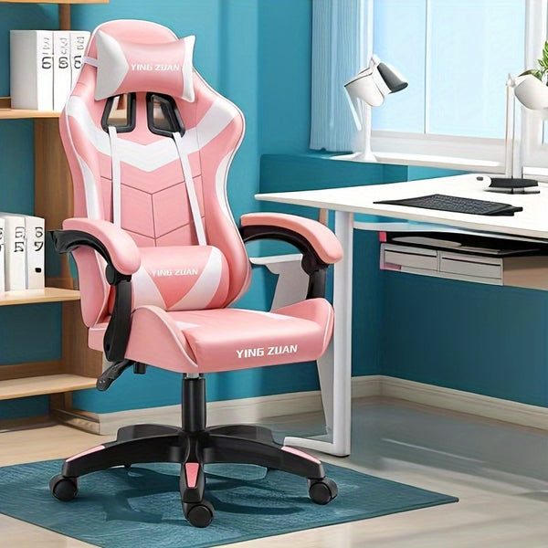 Big And Tall Gamer Chair, 7 Colors Gaming Chair, Racing Style Adjustable Swivel Office Chair, Ergonomic Video Game Chairs With Headrest And Lumbar Support Computer Chair For Office