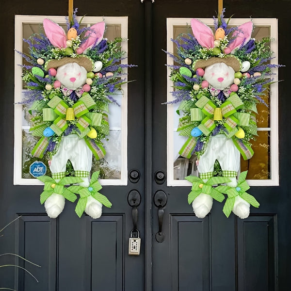 Easter Wreath Rabbit Wreath Yard Large Door Wreath Door Hanging