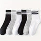  6 Pairs-Striped Socks