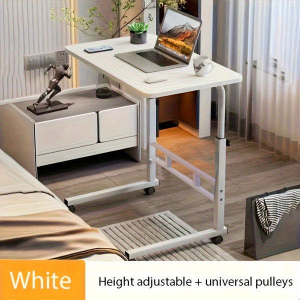 1pc Universal Pulley + Height Adjustable + Extra Large Desktop Folding Study Table/student Study Table/laptop Table/offictable/lazy Table/bede, lap Desk/bedtable/multifunctional Table