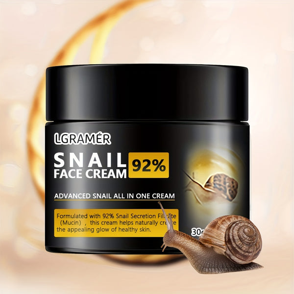 30g/60g Snail Multi-purpose Face Cream Moisturizes The Skin, Keeps The Skin Smooth And Moist At All Times, Makes The Skin Full Of Vitality And Luster, And Helps To Naturally Create A Charming Luster Of Healthy Skin