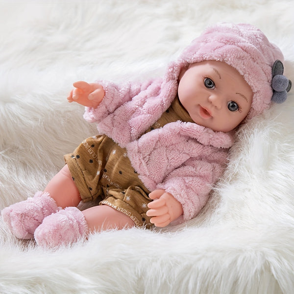 Lifelike Silicone Reborn Doll To Comfort Simulated Baby Doll