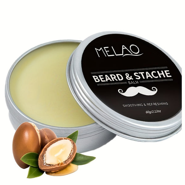 Grow and Style Your Beard with Our Unscented Beeswax Balm - Perfect for Sensitive Skin!