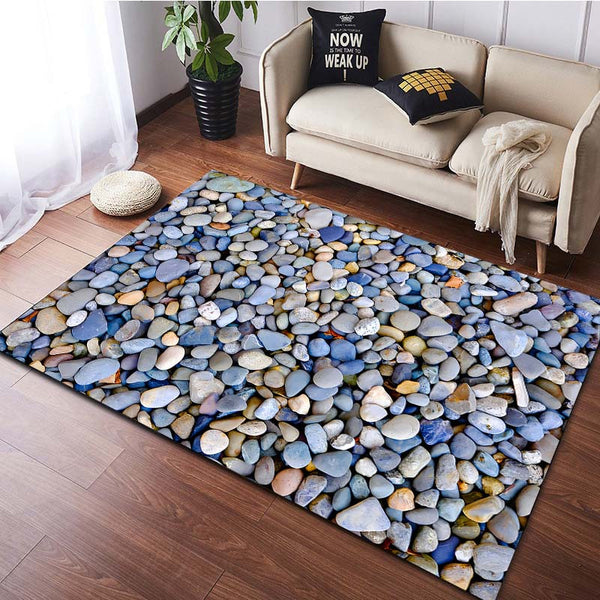 3D Real Stone Pattern Carpet Anti-fatigue Kitchen Mat
