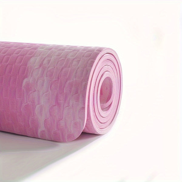 1pc EVA Material Yoga Mat, Non-slip And Shock-absorbing Yoga Mat, For Fitness Training, Pilates Exercise, Workout