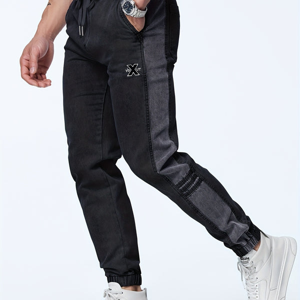 Men's Casual Harem Pants, Chic Street Style Tapered Joggers Sports Pants
