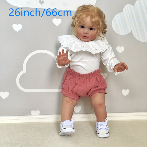Already Painted Finished Doll, Reborn Doll, Lifelike Soft Touch
