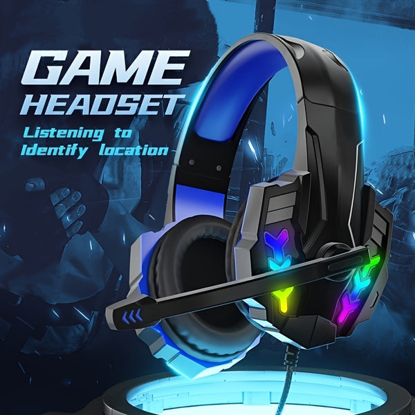 Gaming Headset With Microphone, Wired Gaming Headphones