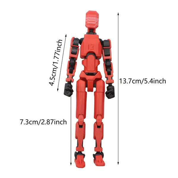 Multi-joint Action Figures DIY Figures Cool Dolls, Birthday Gifts Valentine's Day Gifts (Need To Assemble By Yourself)