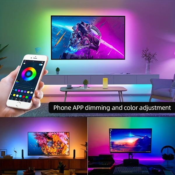 Desktop Background Ambient Light, Streamer Neon RGBIC Light