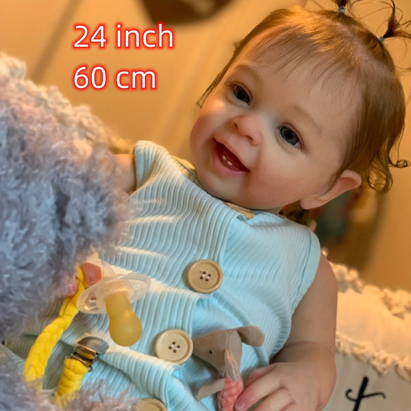 24 Hand-Painted Baby Doll - Soft Fabric Body