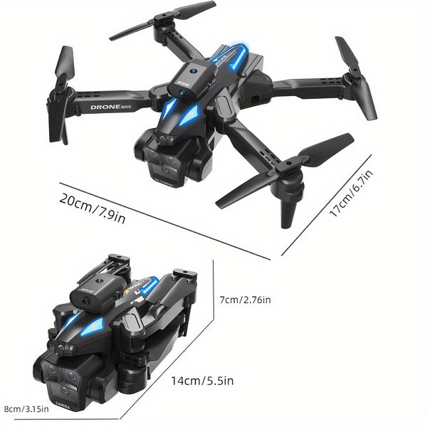 C10 Drone With HD Aerial Photography Three Cameras, 360° Infrared Obstacle Avoidance, Remote Control Aircraft