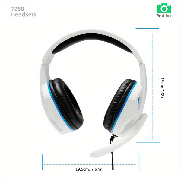 Computer Headset Head-mounted Ear Microphone Gaming