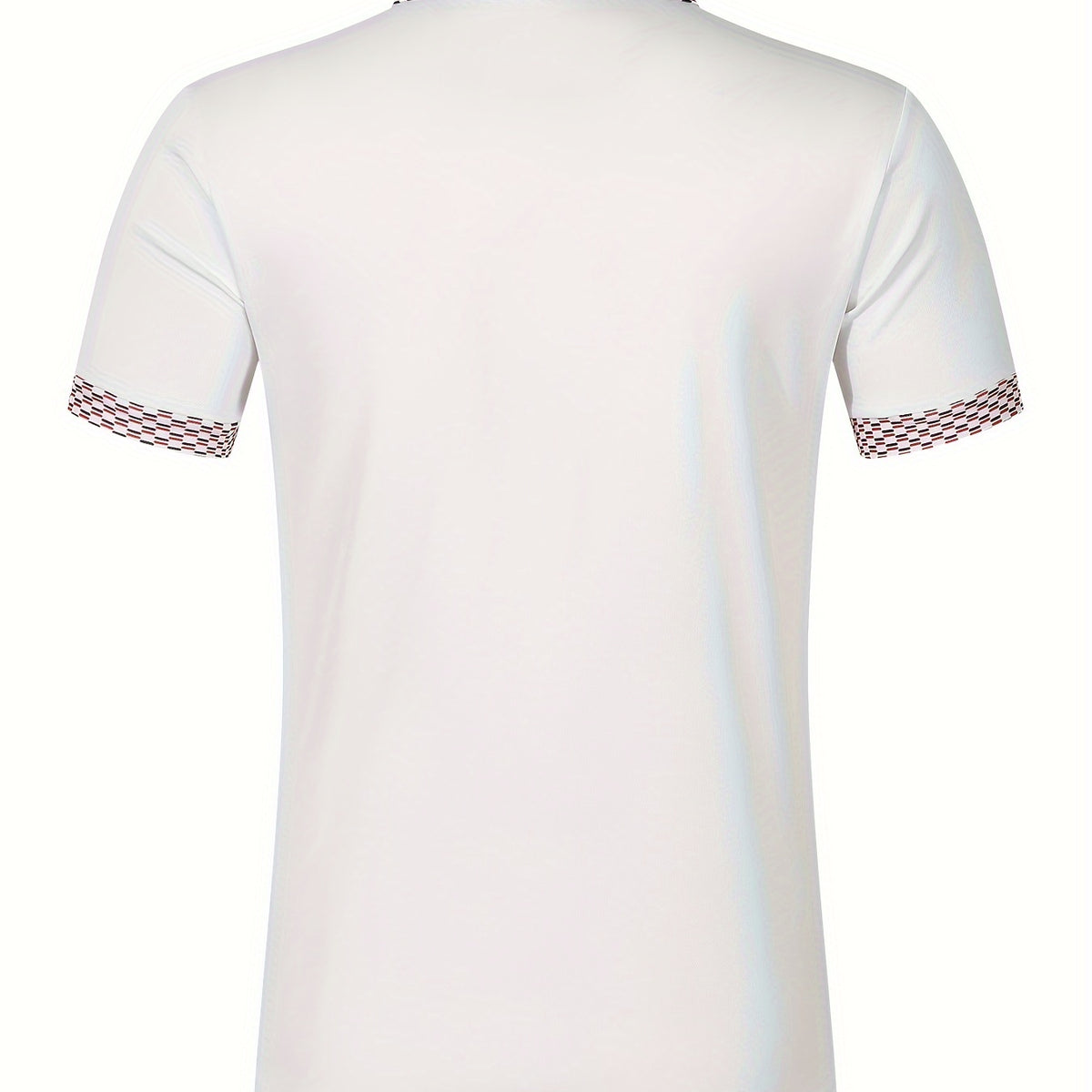Breathable Regular Fit Golf Shirt, Men's Casual V-Neck T-Shirt Short Sleeve For Summer, Men's Clothing