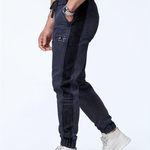 Men's Casual Harem Pants, Chic Street Style Tapered Joggers Sports Pants