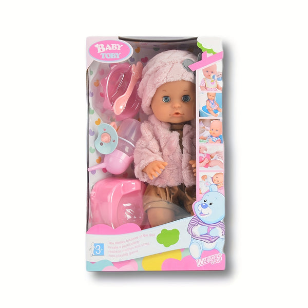 Baby Doll Toy Birthday Gift For Girl, 5 Accessories Included