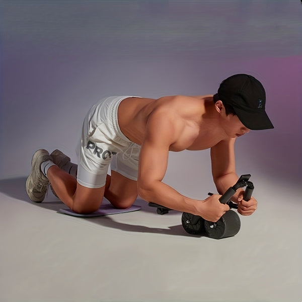 Abdominal Roller With Elbow Support - Automatic Rebound