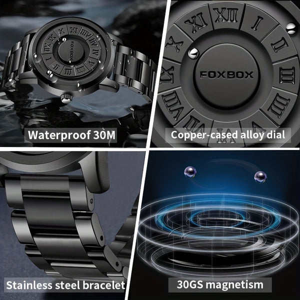 Fashion Men's Magnetic Watch, Cool Dial Creative