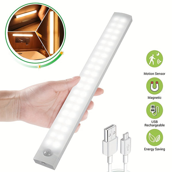 Light Up Your Home With 1pc Motion Sensor Cabinet Light.
