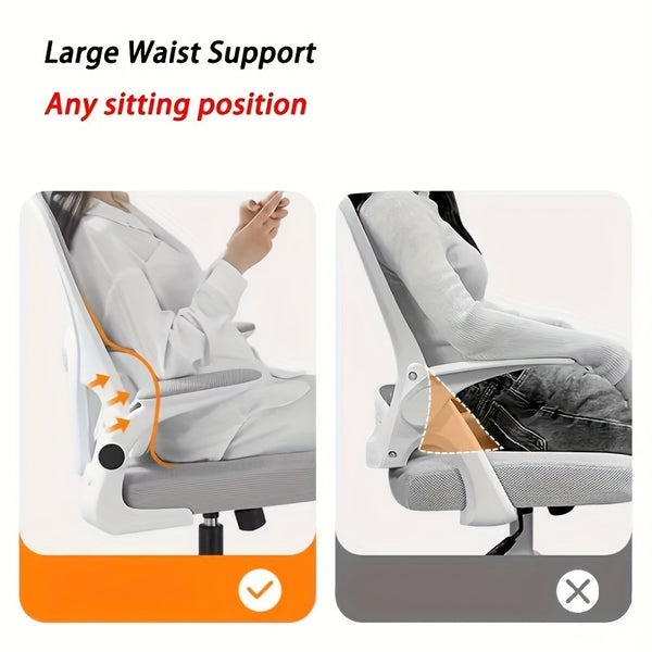 Ergonomic Office Chair, Computer Chair, Multi-purpose Gaming Chair With Headrest, Adjustable Height Chair, 360°-Swivel Seat, Adjustment Waist Support, Suitable For Both Office And Home