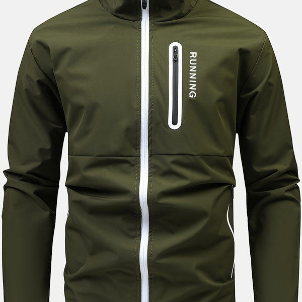 Men's Lightweight Jackets By Activity, Casual Jacket With Zipper Pockets For Fitness Outdoor Activities