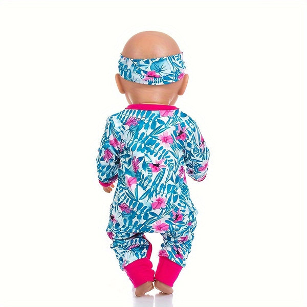 Jumpsuit + Headstring Doll Clothes Fit For 43cm/17inch Doll