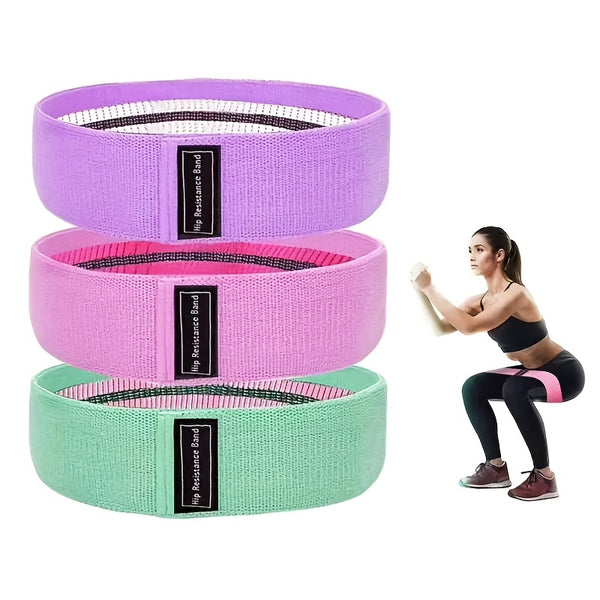 3pcs Resistance Band Set For Full-Body Workouts - Includes 3 Bands For Strength Training, Yoga, And Pilates - Durable And Elastic For Maximum Results