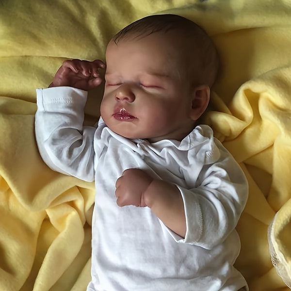 Soft Silicone Reborn Baby Doll - 20inch Realistic 3D-Painted
