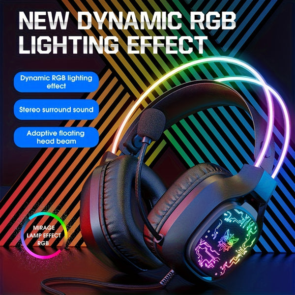 ONIKUMA X22 Professional Gaming Headset With RGB Dynamic Lighting