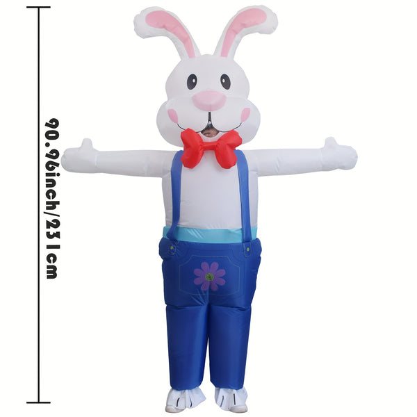 Easter Bunny Inflatable Costume, Easter Funny Blow Up
